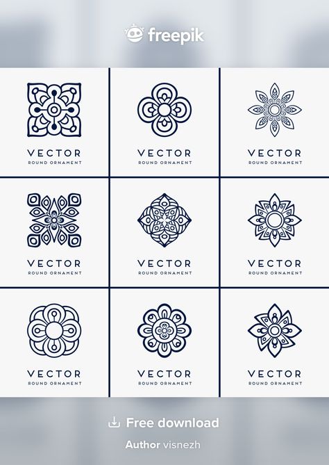 Mandala Packaging Design, Mandala Logo Design, Pattern Packaging, Flower Stencil Patterns, Mandala Logo, Flower Pattern Drawing, Adobe Illustrator Design, Fancy Packaging, Mandala Patterns