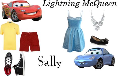 "Lightning McQueen and Sally" by mutt81 on Polyvore Lighting Mcqueen And Sally Costume, Sally Lightning Mcqueen, Sally From Cars Halloween Costume, Lightning Mcqueen And Sally Costume Couples, Lightning Mcqueen Couples Costume, Lightening Mcqueen And Sally Costume, Sally From Cars Costume, Lightning Mcqueen And Sally Costume, Cars Costume