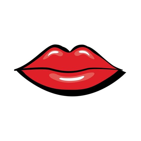 Pop Art Mouth, Mouth Clipart, Art Mouth, Vector Free Download, Girl Short Hair, Style Icon, Vector Art, Photo Image, Pop Art