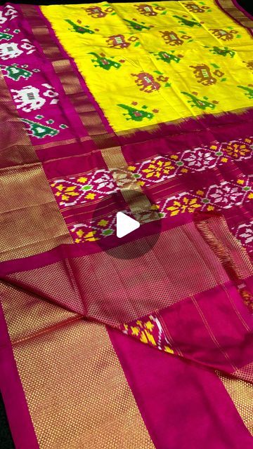 @Ikkatweaverscollections on Instagram: "Pochampally pure silk saree direct from weavers of village Pochampally 
Saree is specially traditional lemon yellow colour with pink kaddi borders perfectly suitable for festival occasions 
To buy this beautiful saree DM us 
Follow us for regular ikkat updates @ikkatweaverscollections 
#pochampallyweavers #ikkatlehengas #pochampallysarees #ikkatsarees #pochampally #ikkats #ikkatsilk #pochampallysilks #weavesofindia #weavingsarees #festivewear #yellowsaree #viral #explore #reelit #reelitfeelit" Saree Silk, Yellow Saree, Pure Silk Saree, Yellow Colour, Pochampally Sarees, Ikkat Saree, Pure Silk Sarees, Lemon Yellow, Beautiful Saree