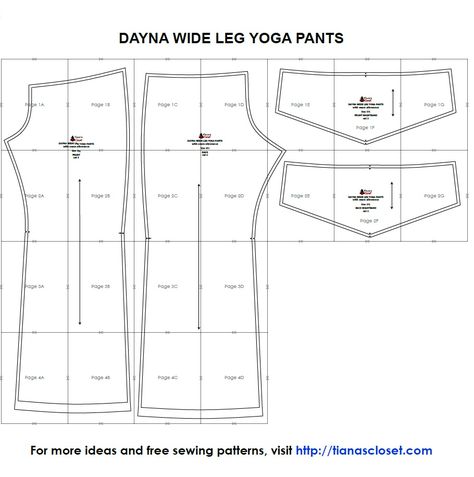 Pants Pattern Free, Wide Leg Pants Pattern, Trousers Pattern, Yoga Pants Pattern, Leg Yoga, Wide Leg Yoga Pants, Sewing Pants, Save The Earth, Free Pdf Sewing Patterns