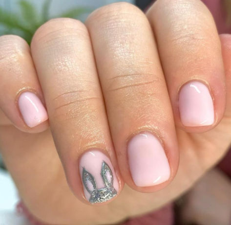 35 Simple and Cute Easter Nail Ideas for You Easter Nails Design Spring Pretty Pastel, Easter Nails Design Spring, Easter Nail Ideas, Easter Nails Easy, Short Natural Nails, Easter Nail Art Designs, Easter Nail, Bunny Nails, Easter Nail Designs