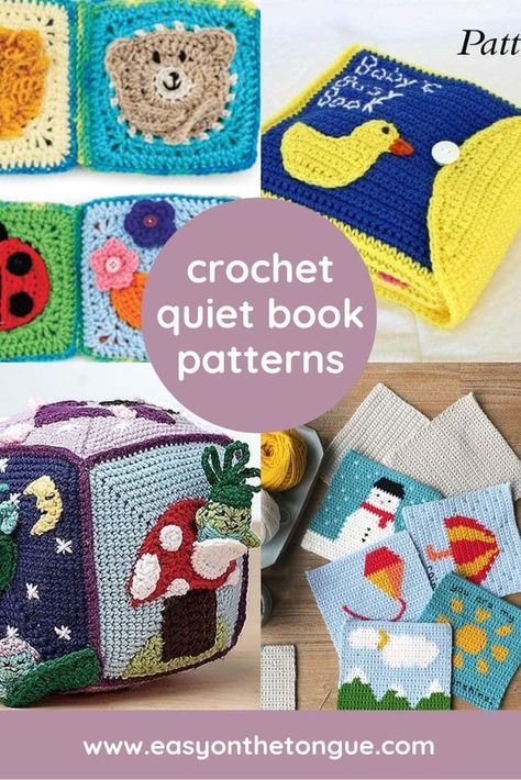 Crochet Quiet Book, Crocheting Tips, Crochet Texture, Sellable Crafts, Books Ideas, Crochet Book, Quiet Book Patterns, Busy Books, Sensory Book