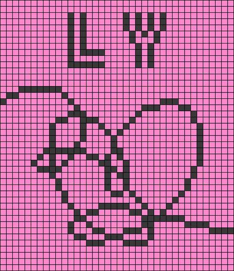 Grandma Activities, Pixel Grid, Bts Logo, Pixel Beads, Graph Crochet, Make Friendship Bracelets, Easy Pixel Art, Pixel Crochet, Pixel Art Grid