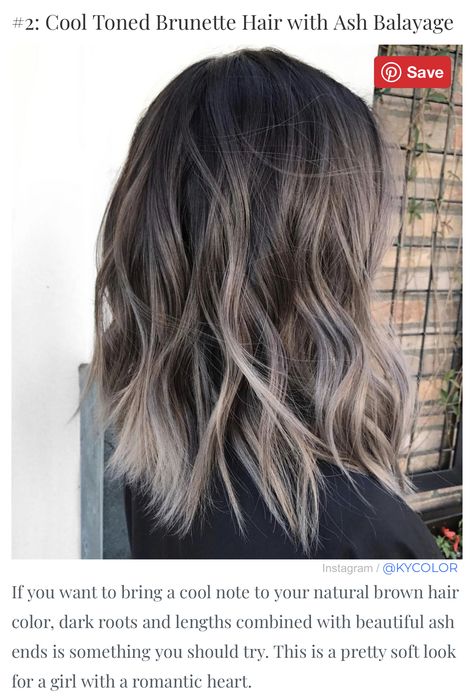 Balayage Hair Natural, Ash Brown Hair Balayage, Ash Balayage, Mushroom Hair, Ash Hair, Ash Brown Hair, Ash Blonde Balayage, Ash Hair Color, Natural Blonde