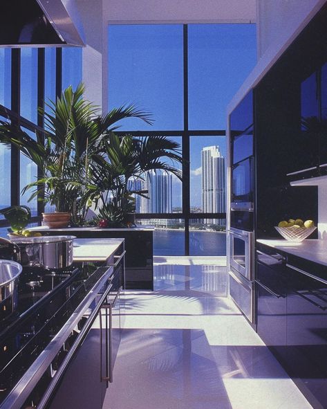 1980s Miami skyline views 🌴 [AI] Get your wall posters on liminaldestinations.com and AI prompts on Ko-fi (links in bio!) • • • • #80sinterior #1980sinterior #80saesthetic #1980s #80svibes #80snostalgia #80sdecor #80s #80spenthouse #80smansion #vintage #interiordesign #homedecor #luxuryhomes #midcentury #midcenturymodern #postmodern #luxury #liminal #vaporwave #retrowave #miami #penthouse #miamivice #vicecity 80s Aesthetic Interior Design, 1980s Miami Aesthetic, 1980 Miami, Miami Vaporwave, Vaporwave House, Liminal Vaporwave, 80s Miami Aesthetic, Penthouse Miami, 80s Penthouse