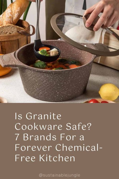 Is Granite Cookware Safe? 7 Brands For a Forever Chemical-Free Kitchen Cooking Ware, Non Toxic Cookware, Induction Stove Top, Heat Resistant Glass, Cookware Sets, Ceramic Coating, Cookware Set, Chemical Free, Easy Cooking