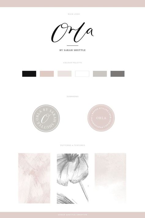 Logo Design Color Palette, Feminine Web Design, Branding Luxury, Brand Boards, Handwritten Logo, Entrepreneur Ideas, Feminine Branding, Business License, Luxury Branding Design