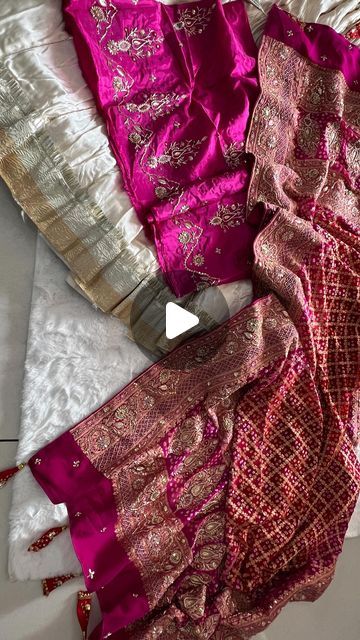 Gajji Silk Saree, Gujrati Wedding, Pure Georgette Sarees, Indian Wedding Inspiration, Chaniya Choli, Indian Wedding Outfits, Silk Dupatta, Wedding Outfits, Wedding Wear