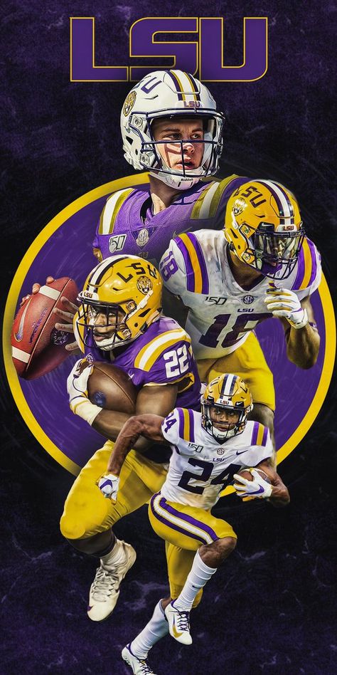 LSU Background Explore more wallpaper. https://www.whatspaper.com/lsu-background-2/ Lsu Wallpaper, Football Recruiting, Lsu Tigers Football, Lsu Football, Geaux Tigers, Joe Burrow, Historical Landmarks, More Wallpaper, Lsu Tigers