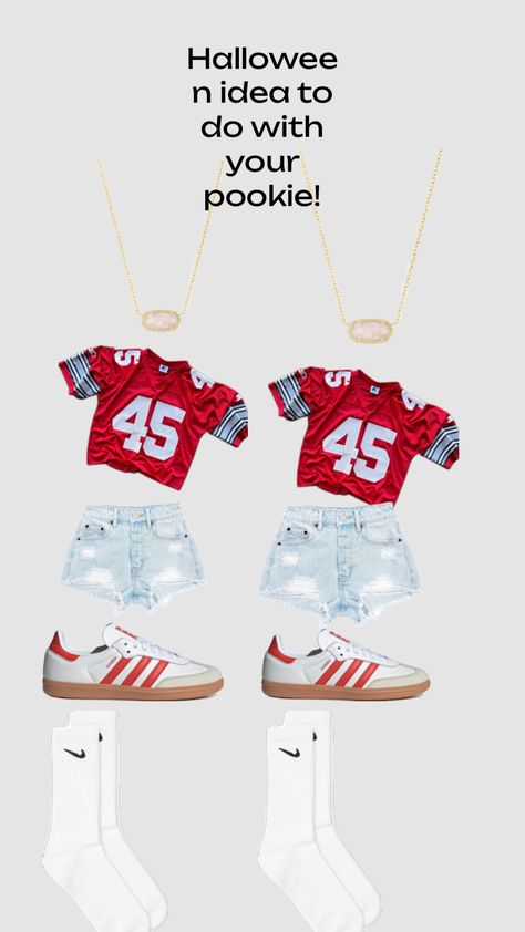 Cute Halloween idea to dress up as football players Halloween Idea, Done With You, Cute Halloween, Football Players, Halloween Costumes, Dress Up, Football, Halloween, Pins