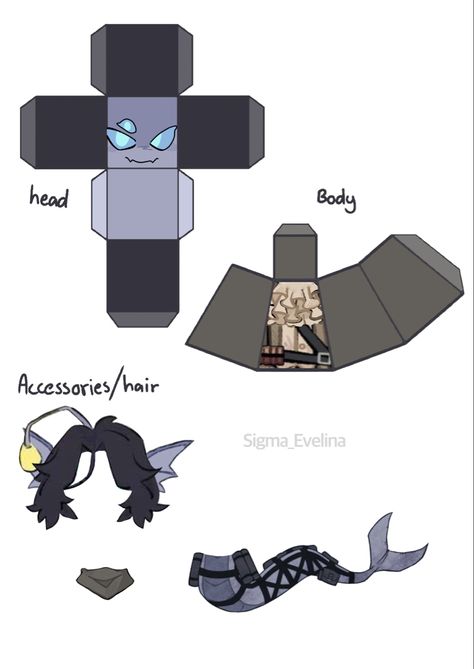 Roblox, Pressure,Sebastian Solace, paper craft Sebastian Papercraft, Sebastian Solace Papercraft, Pressure Papercraft, Cube Cutout, Sebastian Pressure, Cube Craft, Sebastian Solace, Cube Template, Miku Hatsune Chibi