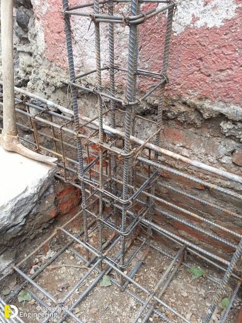 Construction Pictures, Construction Repair, Shed Construction, Framing Construction, Civil Engineering Design, Building Foundation, Concrete Footings, House Foundation, Concrete Stairs