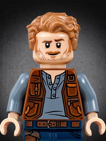 Owen Grady - LEGO Jurassic World Characters - LEGO.com for kids - US Fête Jurassic Park, Jurassic World Characters, Lego Ninjago Minifigures, Owen Grady, Jurassic Park Party, Lego Jurassic, Lego Jurassic World, Lego Custom Minifigures, Jurassic World Fallen Kingdom