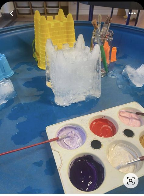 Ocean Sensory Table, Provocation Ideas, Ocean Preschool, Girl Activities, Tuff Tray Ideas Toddlers, Preschool Painting, Eyfs Ideas, Water Table Activities, Toddlers Room