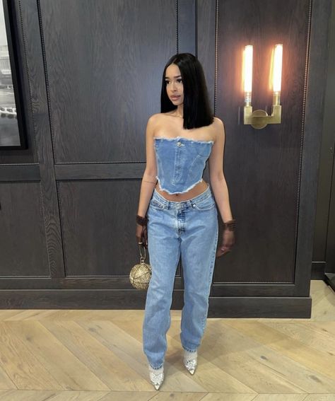 Ig Models, Diy Fashion Clothing, Streetwear Fashion Women, Insta Photo Ideas, Fashion Poses, Denim Outfit, Retro Outfits, Casual Fits, Urban Fashion