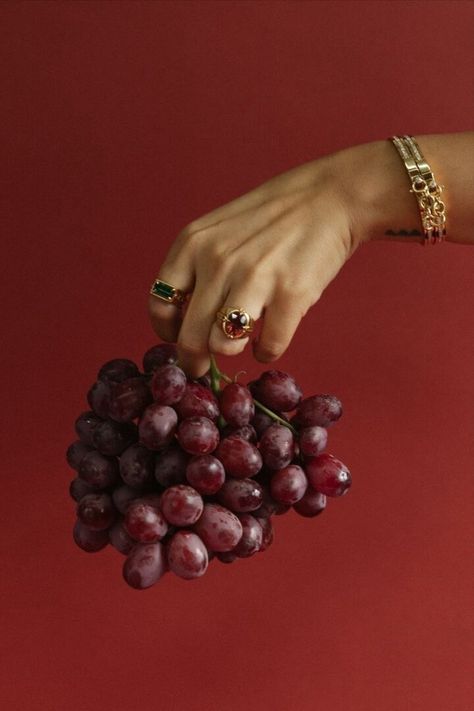 Aesthetic Fruits, Fruits Aesthetic, Summer Wallpaper Aesthetic, Handcuff Jewelry, Ring Photoshoot, Wallpaper Aesthetic Wallpaper, Jewellery Photography Inspiration, Hand Cuff Bracelet, Jewelry Product Shots