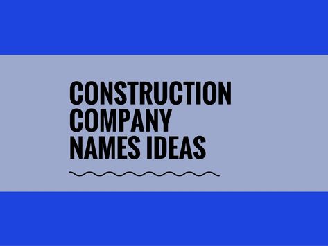 In both the developed and developing countries, the demand for construction services is ever on the high. Whether you want to be your area’s next big general contractor, or you believe you can build a successful small construction company.A creative name attracts more customers. Check here creative, best Construction company names Architectural Firm Names Ideas, Construction Firm Names Ideas, Construction Names Ideas, Buissnes Name Ideas, General Contractor Business, Construction Company Names, Unique Company Names, Names For Companies, Creative Company Names