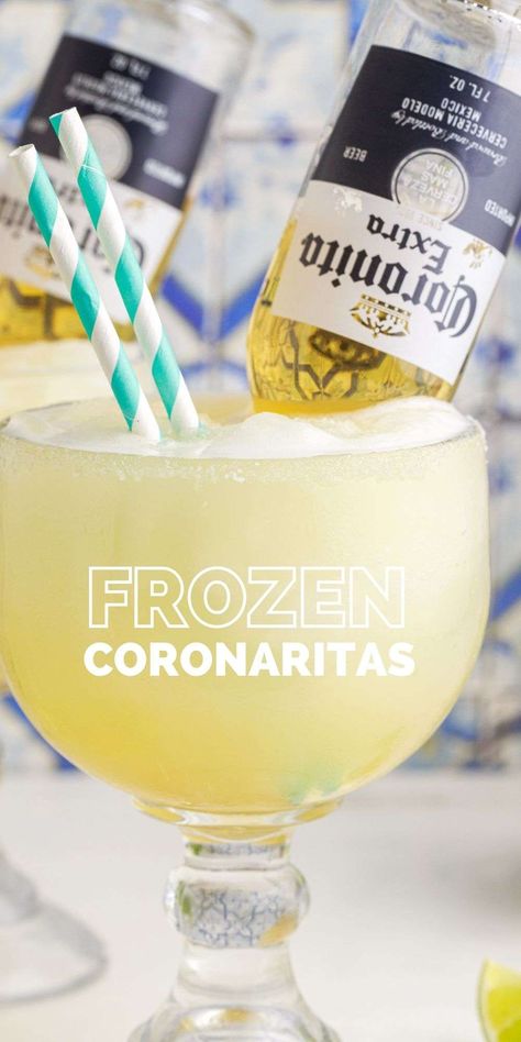 Coronarita Recipe Beer Margaritas, Frozen Tequila Drinks, Best Margarita Recipe Frozen, Margarita Recipes Frozen, Coronarita Recipe, Frozen Margarita Recipes, Margaritaville Machine Recipes, Margarita Truck, Frozen Beer