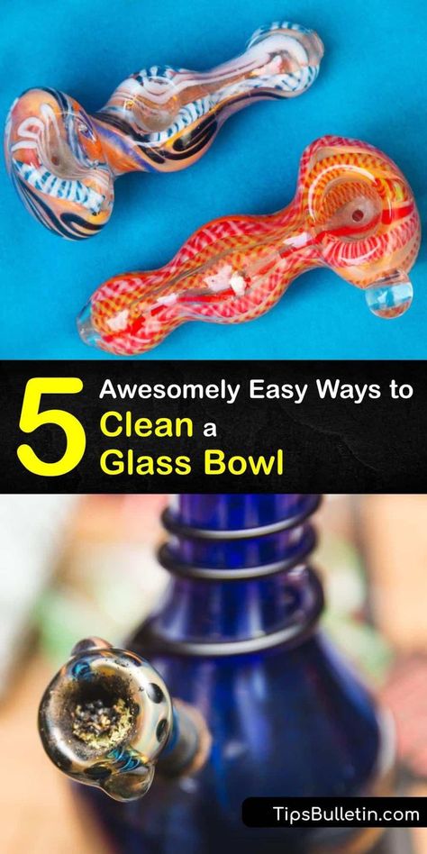 How To Clean Bong, Diy Household Cleaners, Hard Water Stain Remover, Diy Bowl, Diy Cleaning Solution, Baking Soda Shampoo, Resin Uses, Diy Cleaners, Glass Cleaner