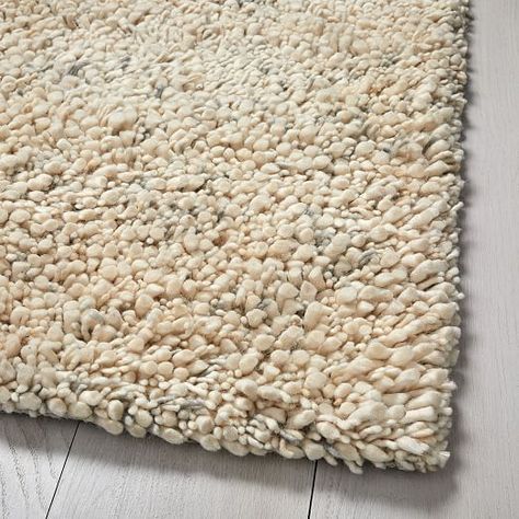 Bello Shag Wool Rug | west elm Pitloom Rugs, Wool Shag Rug, Clinton Hill, Basement Inspiration, Modern Wool Rugs, Space Rugs, Rug Ideas, Textile Wall Art, Solid Color Rug