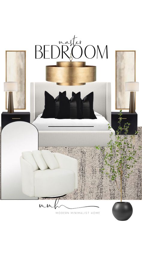 Shop Better Homes & Gardens Emerson … and other curated products on LTK, the easiest way to shop everything from your favorite creators. Hotel Chic Bedroom Ideas, Queen Room Aesthetic, Couches In Bedroom Ideas, Couch In Bedroom Ideas, Rh Inspired Bedroom, Master Bedrooms Ideas For Couples, King Bedroom Ideas, Luxe Bedroom Decor, Modern Neutral Bedroom