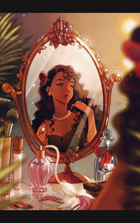 الفن الرقمي, Arte Inspo, Magic Art, Dreamy Art, Cute Art Styles, Girls Cartoon Art, A Mirror, Digital Art Girl, Girly Art