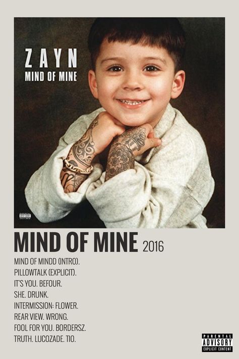 Zayn Album, Zayn Mind Of Mine, One Direction Fotos, One Direction Albums, Gambar One Direction, Minimalist Music, Music Poster Ideas, Vintage Music Posters, Zayn Malik Pics