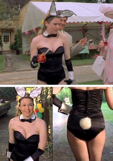 Renee Zellweger Bridget Jones, Bridget Jones Baby, Playboy Bunny Costume, Bridget Jones Diary, Renee Zellweger, Hugh Grant, Bridget Jones, Bunny Costume, Bunny Outfit