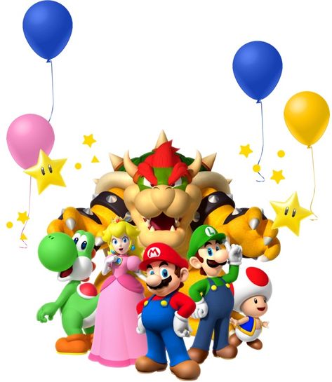 Super Mario Happy Birthday Images, Super Mario Happy Birthday, Mario And Friends, Super Mario Bros Birthday Party, Mario E Luigi, Super Mario Bros Party, Peach Mario, Mario Bros Birthday, Super Mario And Luigi