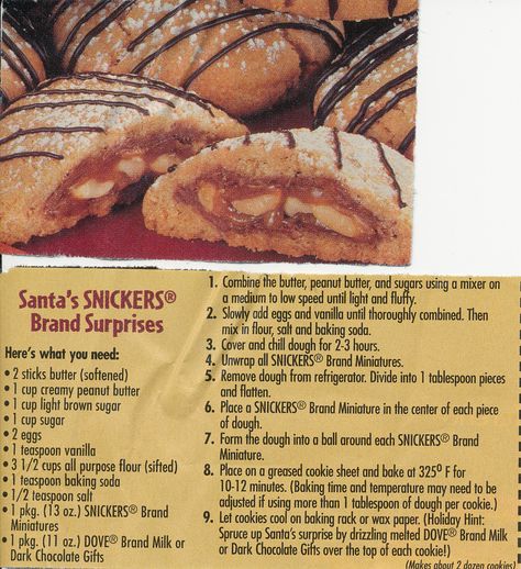 Santa's Snickers Brand Surprises Santa’s Snickers Surprise Cookies, Santa's Snickers Surprise Cookies, Santa Snickers Surprise Cookies, Santa Surprise Cookies, Snickers Surprise Cookies, Surprise Cookies, Snickers Cookies, Surprise Cookie, Crisco Recipes