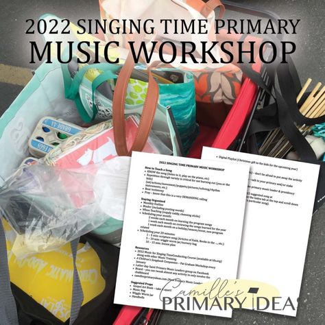 Lds Primary Chorister Ideas, Music Workshop, Lds Primary Songs, Primary Music Ideas, Lds Music, Lds Primary Singing Time, Primary Presidency, Singing Time Ideas, Primary Program