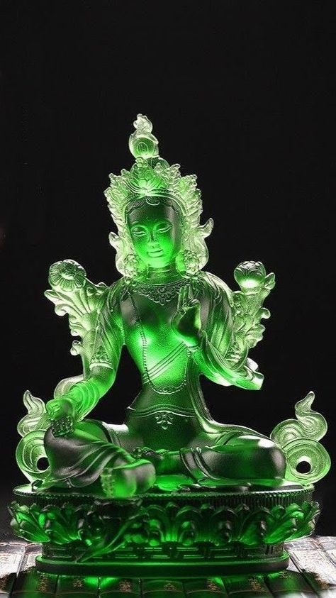 Green Tara Maa, Tara Maa, Tara Buddha, Hanuman Images Hd, Aphrodite Aesthetic, Statue Tattoo, Hanuman Images, Lord Vishnu Wallpapers, Tibetan Art