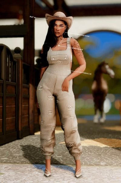 #lookbook – @themintsimmer on Tumblr Sims 4 Cc Look Book, Farmer Girl, Farm Clothes, Sims 4 Game, Horse Barns, Horse Barn, Ts4 Cc, Farm Girl, Night Out Dress