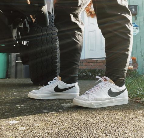 On feet Nike Blazer Mid 77 Low, Nike Outfits Men, Nike Blazer 77, Blazer 77, Nike Blazer Low 77, Outfit Hombre, Nike Blazer Low, Blazer Low, Nike Blazer Mid 77