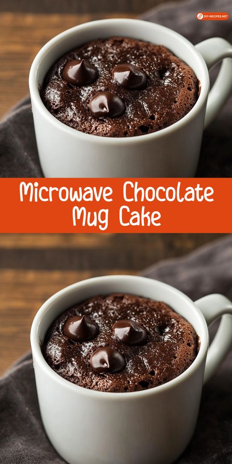 Satisfy your sweet tooth with this Microwave Chocolate Mug Cake! Ready in under 2 minutes, it’s the ultimate quick dessert fix. Choc Mug Cake Microwave, Microwave Chocolate Pudding Cake Nyt, Cake In A Mug Chocolate, Mug Muffin Recipe Microwave, 5 Minute Mug Cake, Recipe Mug Cake, Healthy Chocolate Mug Cake Microwave, Microwave Cake Recipe Easy, Healthy Microwave Mug Cake