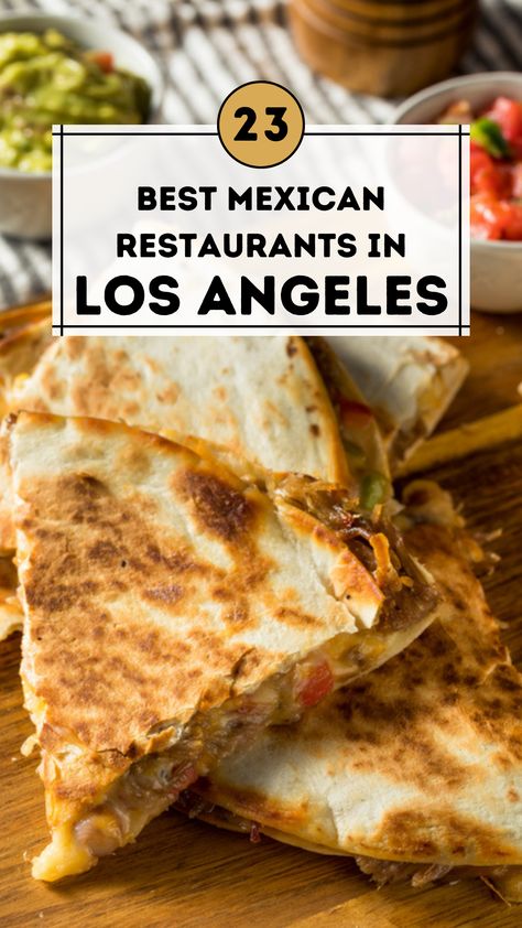 Best Mexican Restaurants in Los Angeles Mexican Restaurant Aesthetic, Restaurants In Los Angeles, Authentic Mexican Food, Best Mexican Restaurants, La Eats, Mexican Street Food, Mexican Restaurants, Mexican Breakfast, Breakfast Places