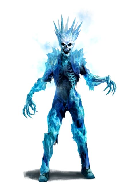 Winterwight Undead - Pathfinder 2E PFRPG DND D&D 3.5 5E 5th ed d20 fantasy Ice Monster, Pathfinder 2e, Snow Monster, Dnd Monsters, Cool Monsters, 다크 판타지, Monster Concept Art, Fantasy Monster, Creature Concept Art