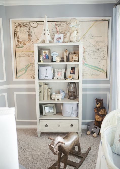 Paris inspired boy’s nursery. Restoration Hardware Child & Baby. Paris Nursery. Nyc Nursery Theme, Paris Nursery, Luxury Baby Room, French Nursery, Peter Pan Nursery, Restoration Hardware Baby, Parisian Theme, Paris Themed, Paris Inspired