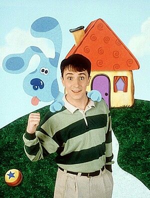 Blue's clues finished picture of steve and blue Steve Blues Clues, I Never Forget You, Blue's Clues And You, Childhood Memories 2000, Blue's Clues, Blue’s Clues, Kids Tv Shows, Childhood Movies, Blues Clues