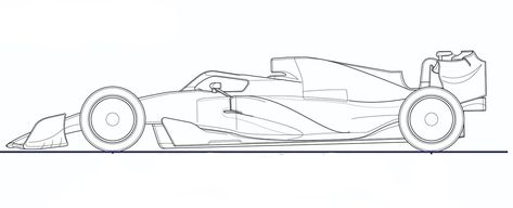 F1 Car Outline Tattoo, F1 Car Silhouette, Formula 1 Car Tattoo, Formula One Car Drawing, F1 Car Outline, Formula 1 Car Sketch, F1 Drawing Ideas, F1 Car Drawing Sketch, Formula 1 Drawing Easy