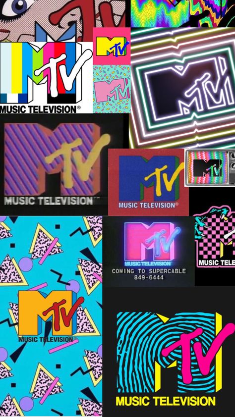 #mtv #bringbackmusiconmtv #music #musicislife #retro #vintage #popartstyle Mtv Aesthetic 2000s, Mtv Backgrounds, Mtv Poster, 311 Wallpaper, Mtv Aesthetic, Mtv Poster 90s, Old Mtv Logo Aesthetic, 50s Wallpaper, Lash Brand