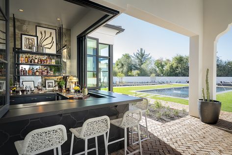 Indoor Outdoor Bar, Cactus Wren, Indoor Bar, Garage Interior, Paradise Valley, Outdoor Bar, Indoor Outdoor Living, Joshua Tree, Breakfast Room