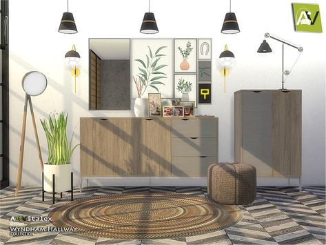 - Wyndham Hallway Found in TSR Category 'Sims 4 Hallway Sets' Industrial Table Lamp, Sims 4 Downloads, Sims 4 Cc Furniture, Sims 4 Collections, Industrial Table, Sims Community, Sims Mods, Sims 4 Cc, The Sims Resource