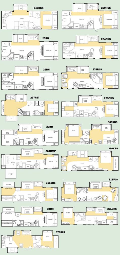 Keystone Sprinter travel trailer floorplans - 17 models Trailer Home Plans Layout, Sims 4 Houses Layout Apartment, 4 Bedroom Trailer Floor Plans, Camper Trailer Remodel Ideas, Trailer House Plans, Fifth Wheel Floor Plans, Trailer Park Design, Trailer House Floor Plans, Trailer Home Plans