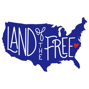 Silhouette Design Store - View Design #199351: land of the free State Names, Patriotic Svg, Fourth Of July Decor, Fourth Of July Shirts, Cricut Explore Air, Land Of The Free, Vinyl Shirts, Silhouette Cameo Projects, Cameo Projects