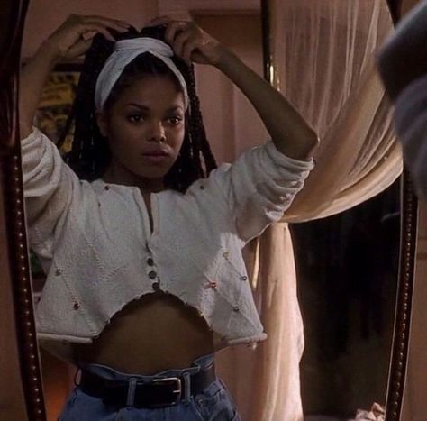 Poetic Justice Outfit, Janet Jackson Poetic Justice, Janet Jackson 90s, Black 90s Fashion, 90s Inspired Outfits, 90s Girl, 90’s Aesthetic, Poetic Justice, 90's Fashion