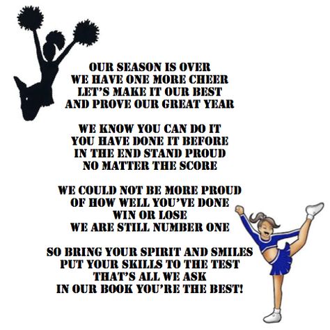 To all the Saltsburg elementary cheerleaders we will always be champs we went to be the best and we beat the best thanks for a great year luv all of you Emily Cheer Competition Quotes, Quotes For Cheerleaders, Cheer Affirmations, Night Before Cheer Competition Poem, Cheer Director, Cheerleader Sayings, Cheer Team Quotes, Competition Cheer Words, Cheerleader Affirmations