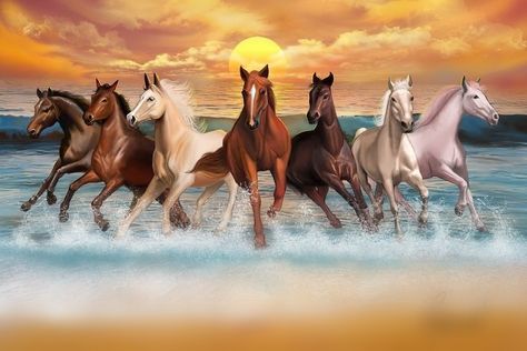 Seven Horses Painting Vastu Wallpaper, 7horses Painting, Seven Running Horses Painting, 7horses Wallpaper, 7 Horses Running Painting Vastu Hd, Seven Horses Painting Vastu, 7 Horses Running Painting Vastu, 7 Horses Painting, 7 Running Horses