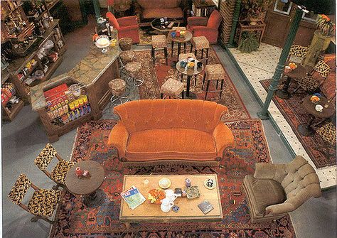 Central Perk, set, from the tv show Friends | Richard Layman | Flickr Friends Cafe, Friends Apartment, Friends Central Perk, Joey Tribbiani, Casas The Sims 4, Central Perk, Chandler Bing, Friends Set, Friends Party